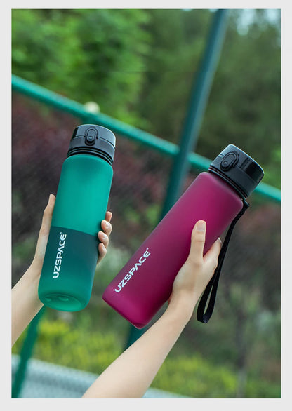 Sports Water Bottle Portable Leakproof Shaker Drinkware Outdoor Tour Gym Fitness Cup Tritan Plastic Jugs BPA Free