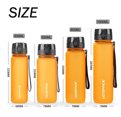 Sports Water Bottle Portable Leakproof Shaker Drinkware Outdoor Tour Gym Fitness Cup Tritan Plastic Jugs BPA Free