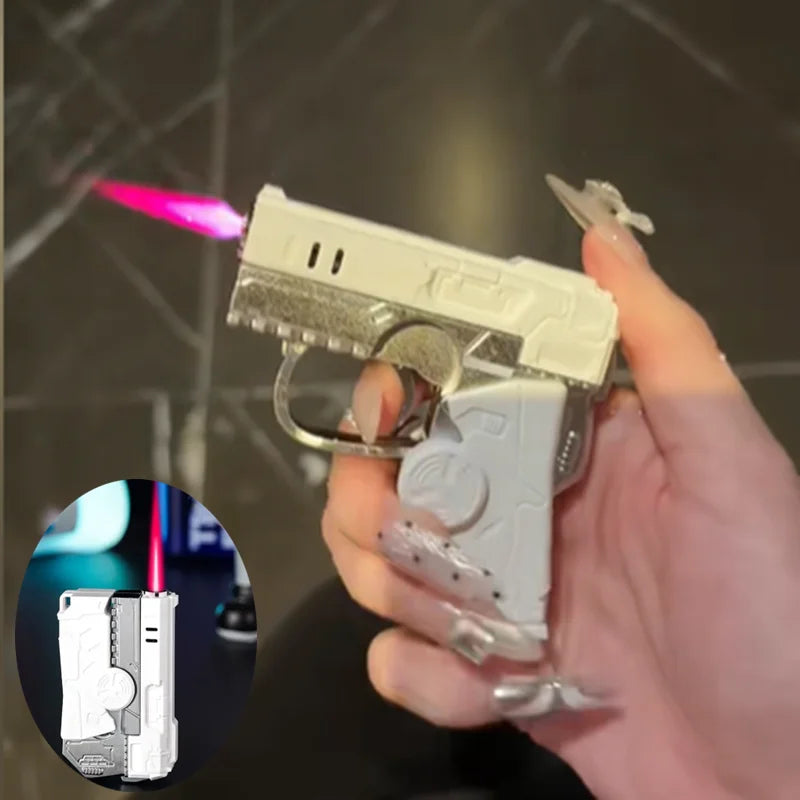 New Windproof Deformable Gun Gyroscopic Lighter