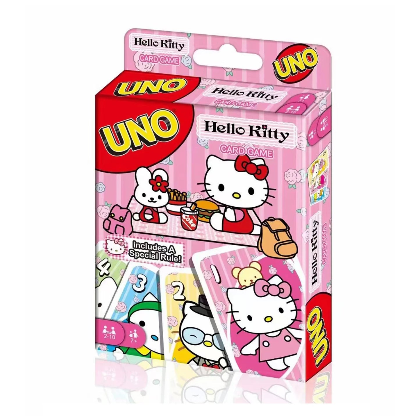 UNO Hello Kitty Matching Card Game Minecraft Multiplayer Family Party Boardgame Funny Friends Entertainment Poker