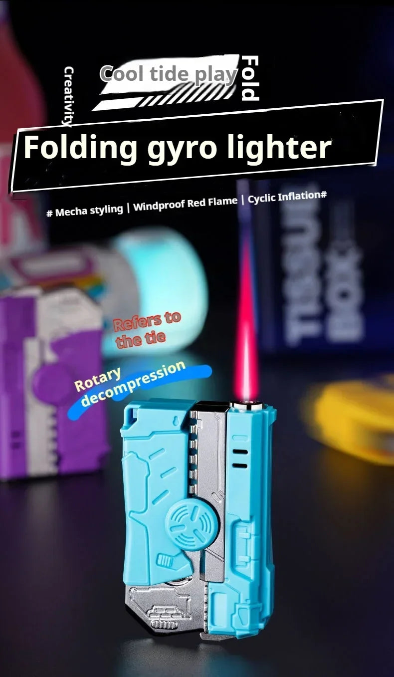 New Windproof Deformable Gun Gyroscopic Lighter