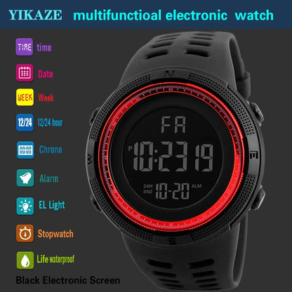 YKZ Y01 Military Men/Woman Multifunction Sports Wristwatch