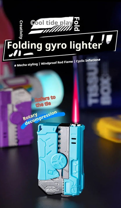 New Windproof Deformable Gun Gyroscopic Lighter