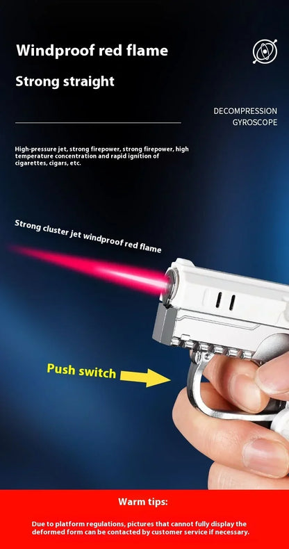 New Windproof Deformable Gun Gyroscopic Lighter